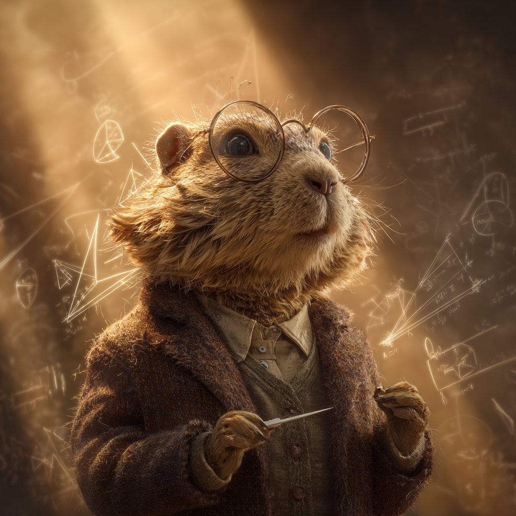 photo of a female groundhog in an academic setting
